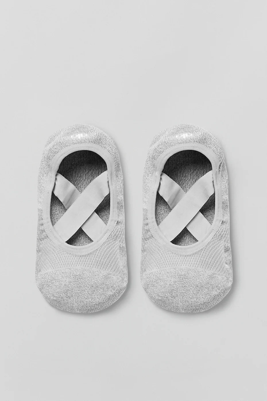 Women's Pivot Barre Sock - Athletic Heather Grey