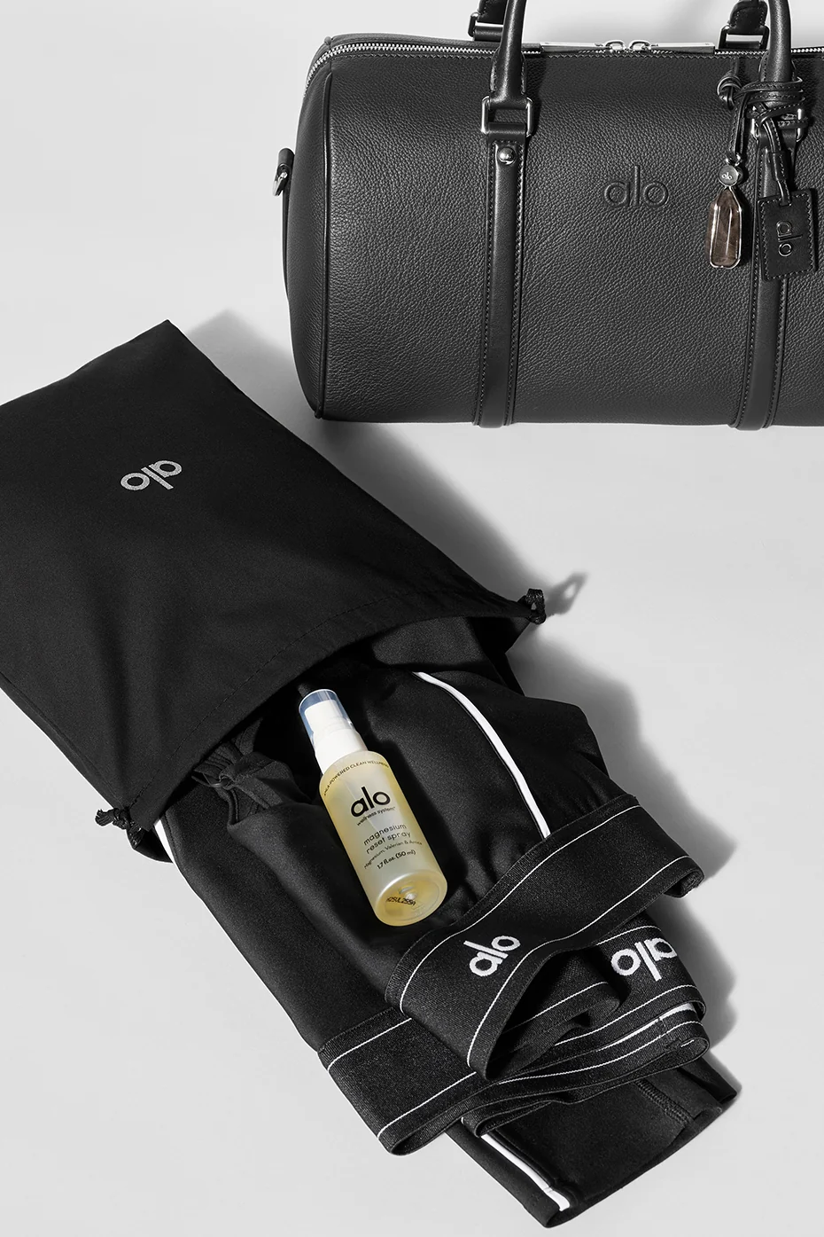 ALO Daily Voyage - Black Leather - Image 8