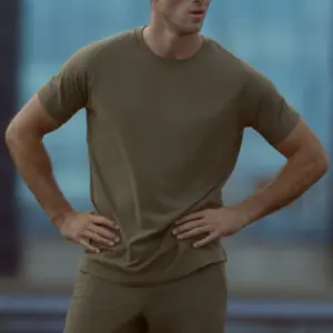 ALO Vapor Crewneck Short Sleeve - Olive Tree