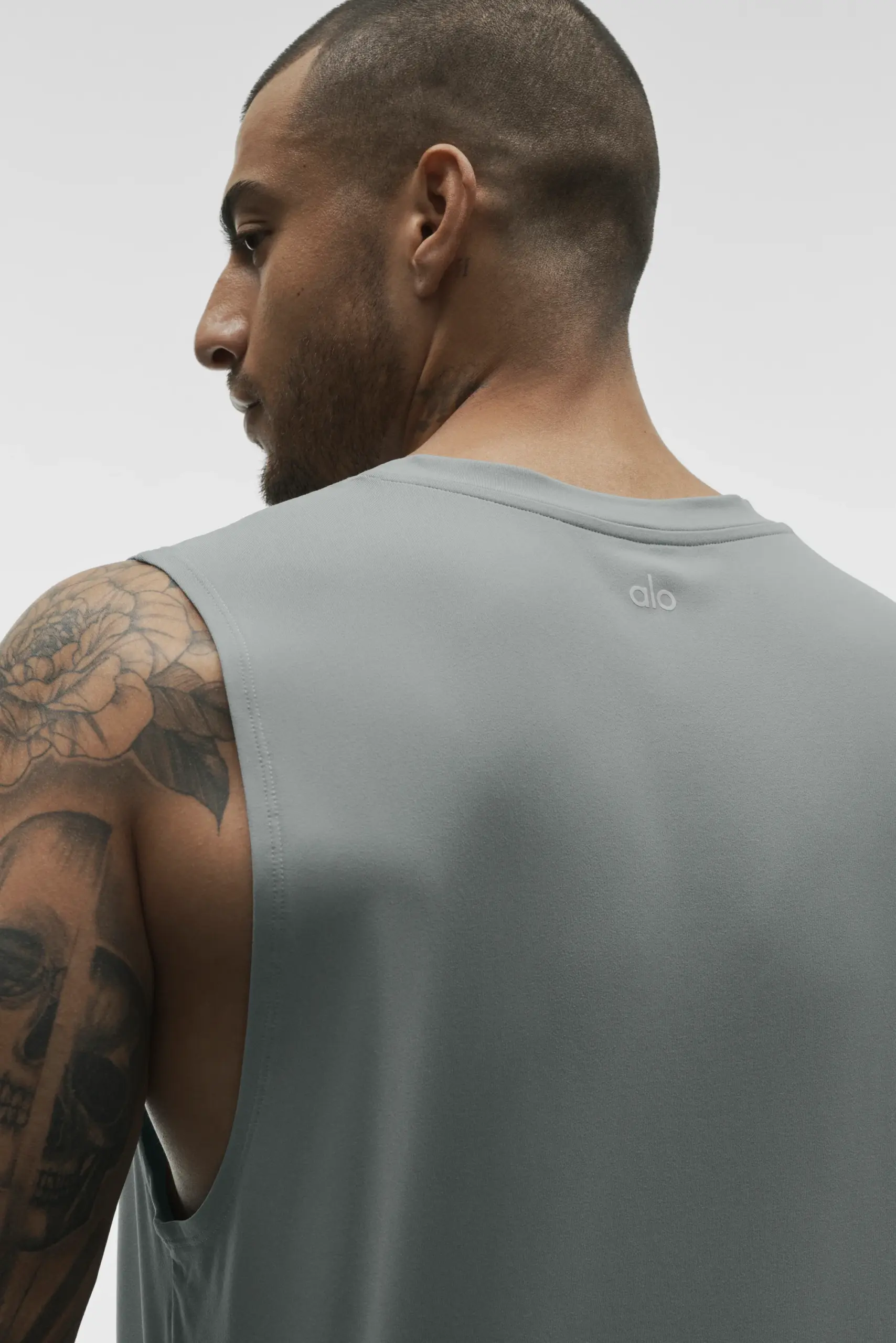 Conquer Muscle Tank - Monument - Image 3
