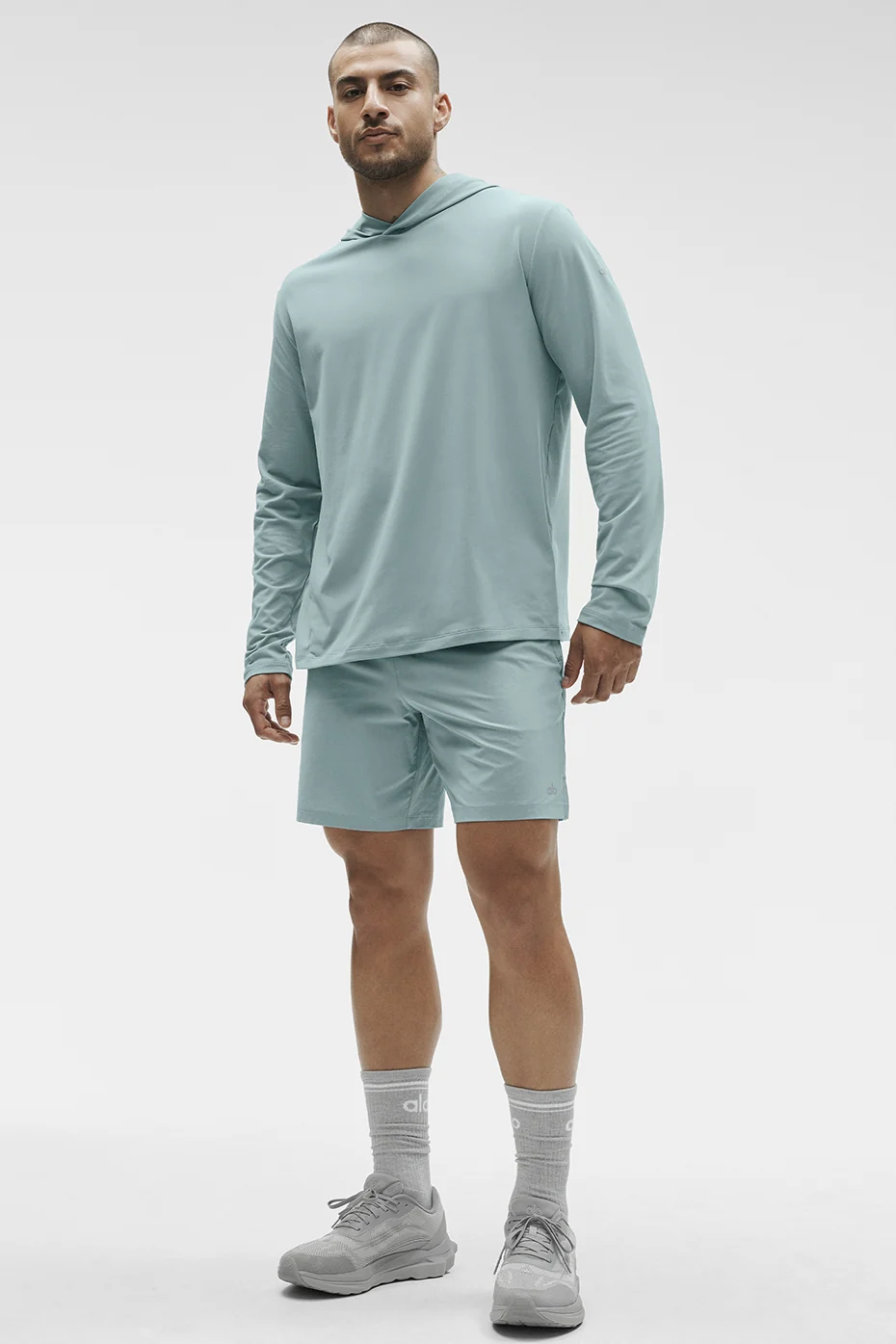 Conquer Reform Long Sleeve With Hood - Desert Sage - Image 6