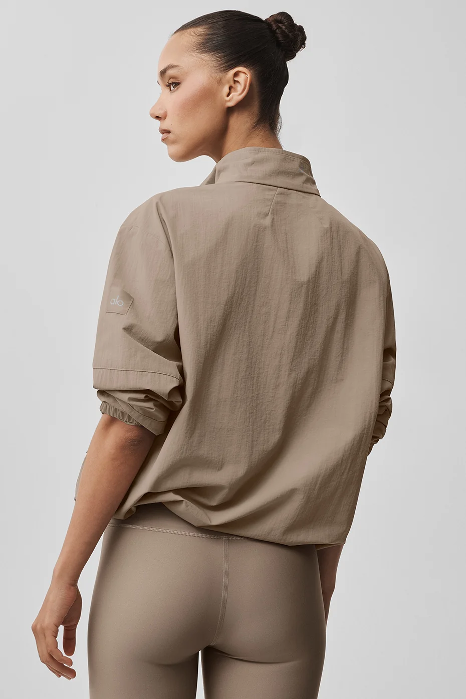 Light Weight Takeaway Track Pullover - Gravel - Image 3