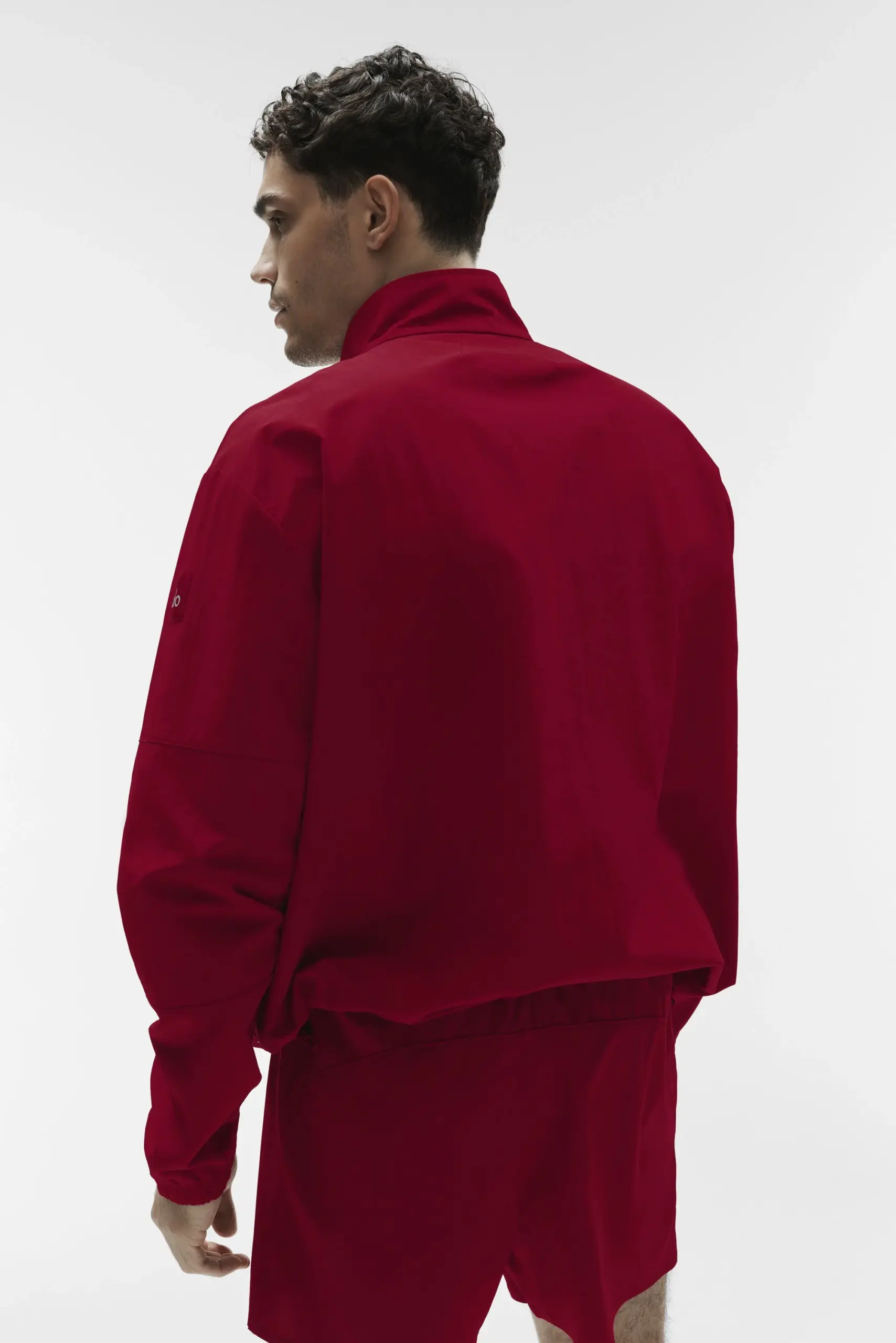 Light Weight Takeaway Track Pullover - Garnet - Image 2