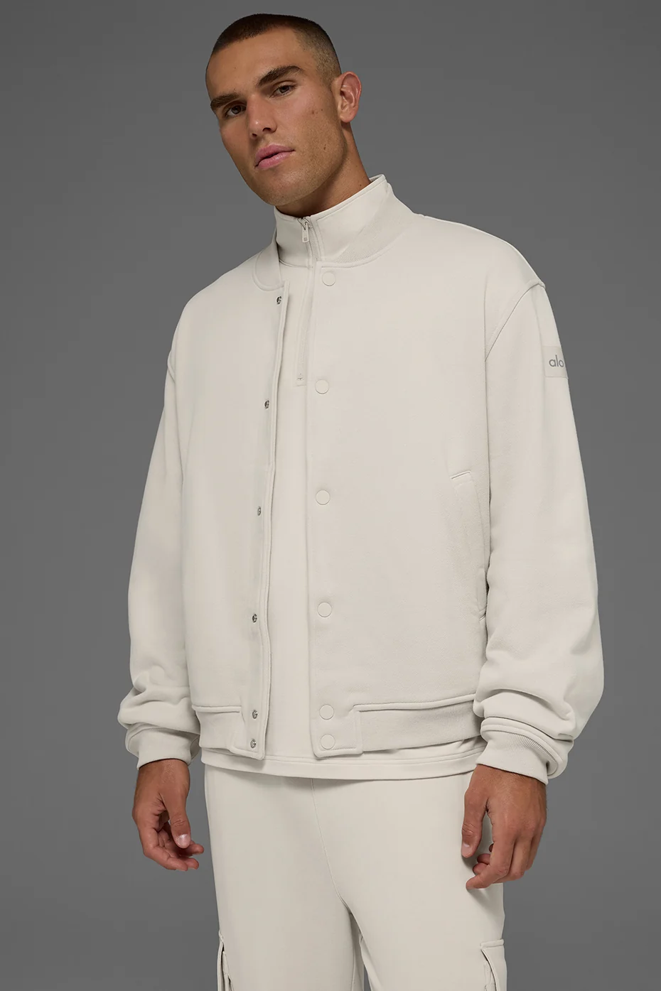 Renown Varsity Jacket - Bone - Image 3