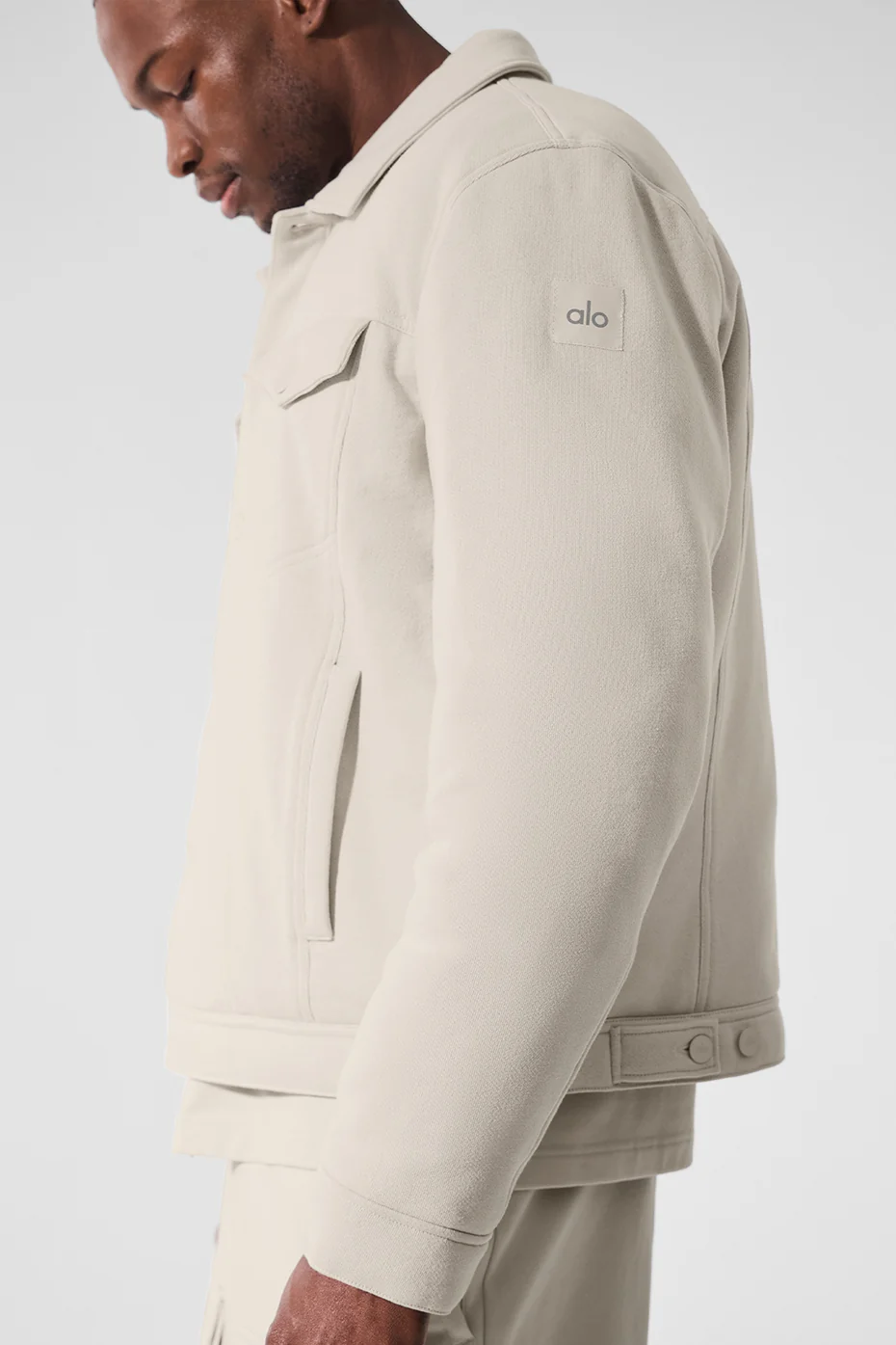 Ease Trucker Jacket - Bone - Image 5