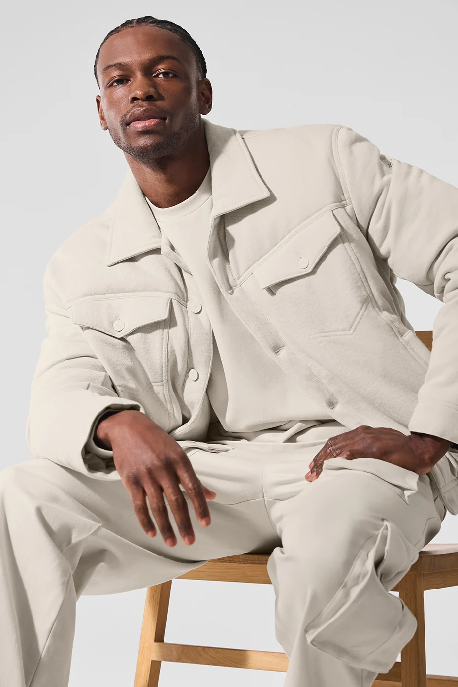 Ease Trucker Jacket - Bone