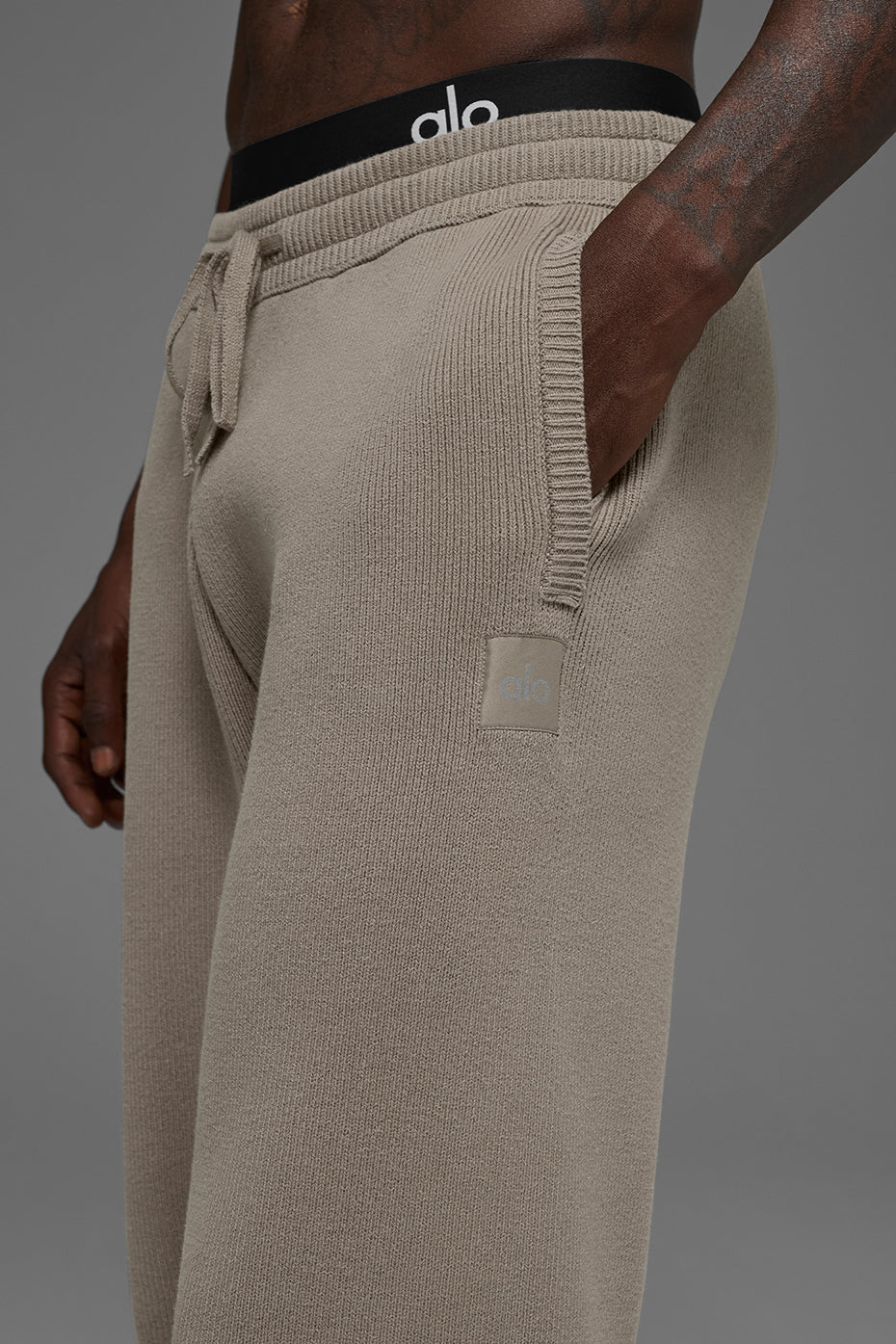 Scholar Straight Leg Sweatpant - Light Cocoa - Image 2