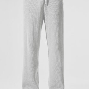 Domain Rib Knit Sweatpant - Athletic Heather Grey