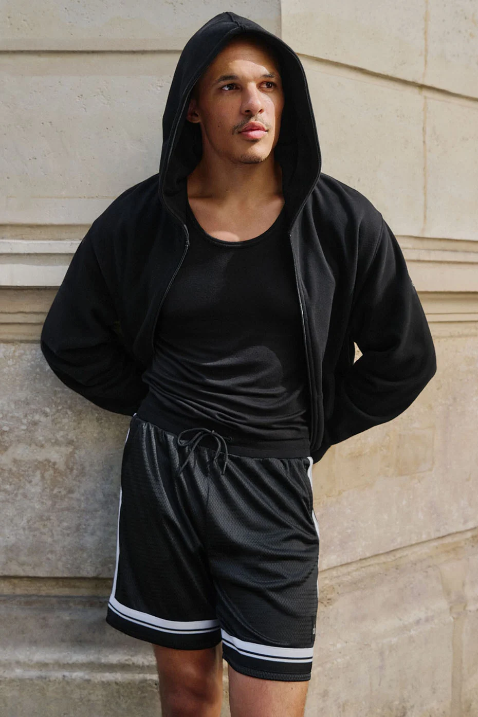 7 Key Mesh Basketball Short - Black