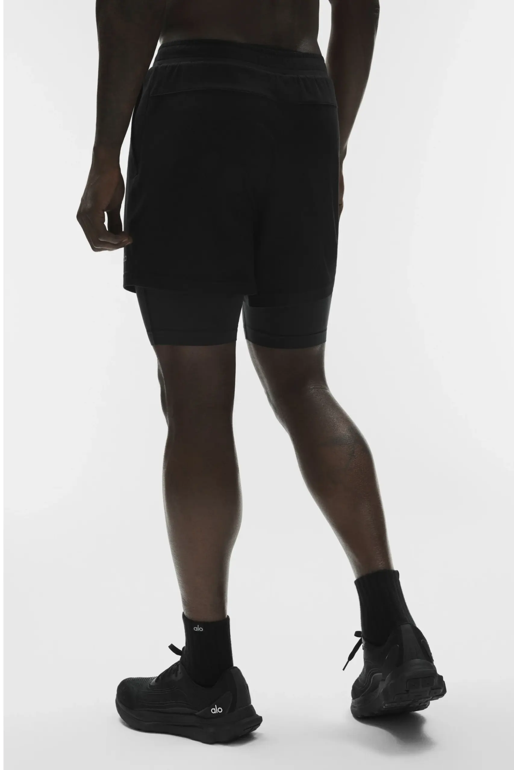 Conquer React 2-In-1 Performance Short - Black/Black - Image 4