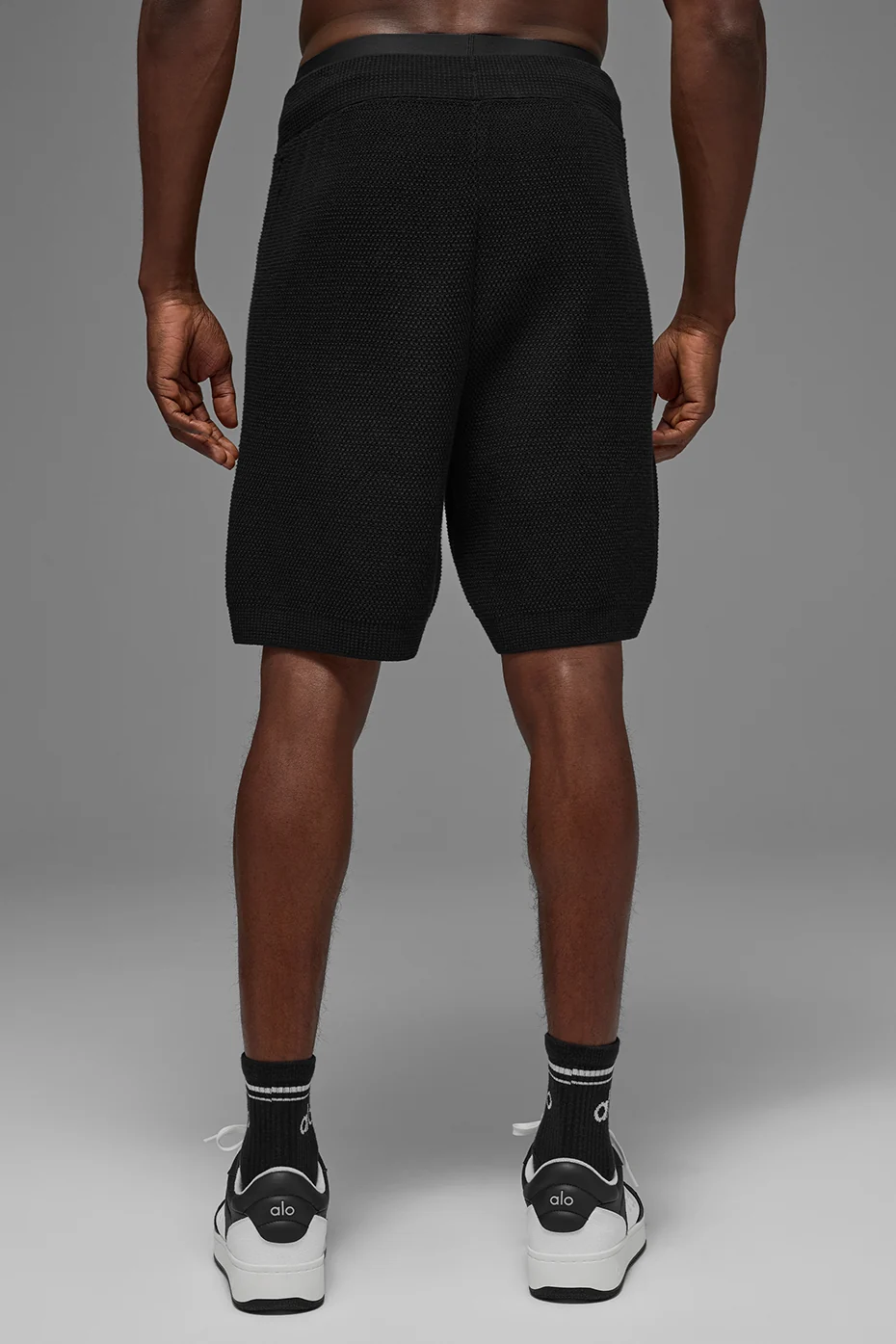 7 Sports Club Sweater Knit Short - Black - Image 3