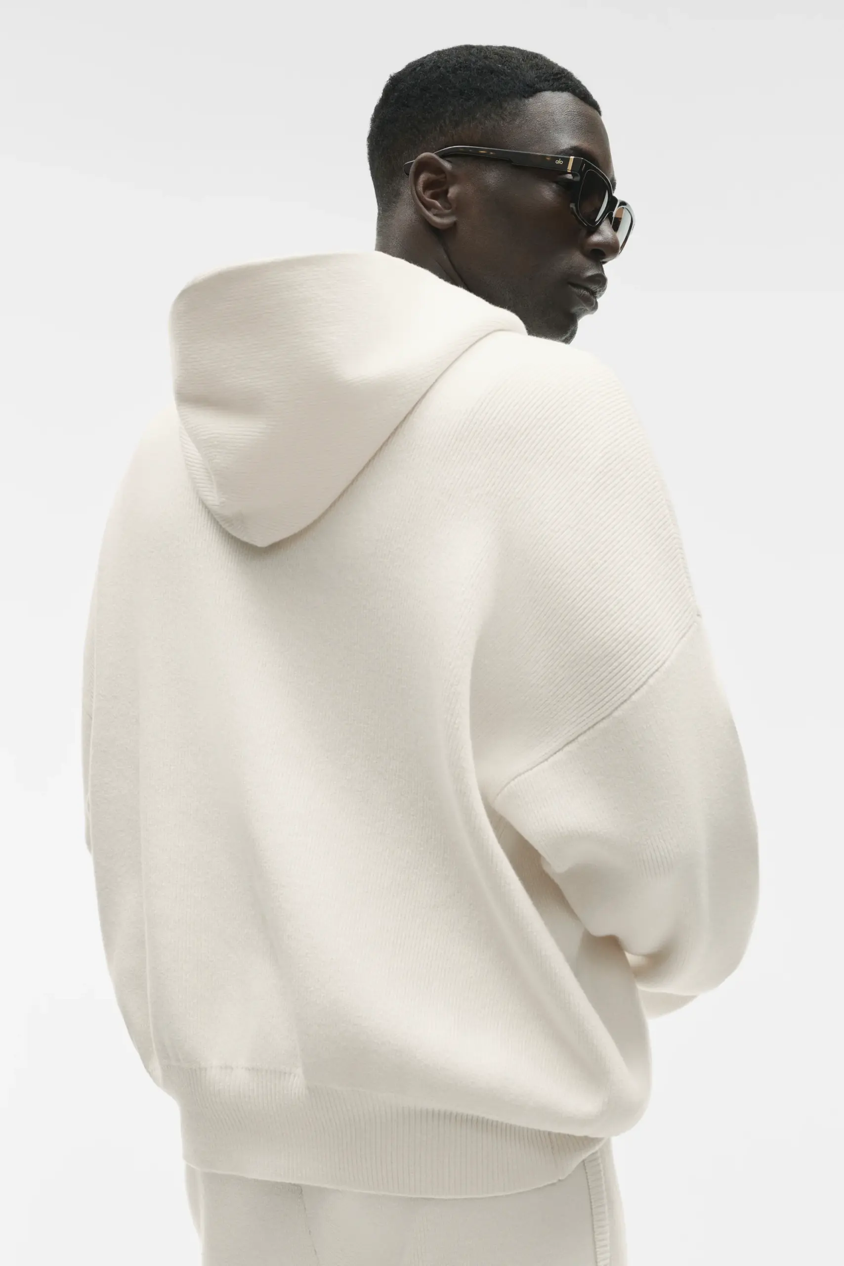 Scholar Hooded Sweater - Ivory - Image 3