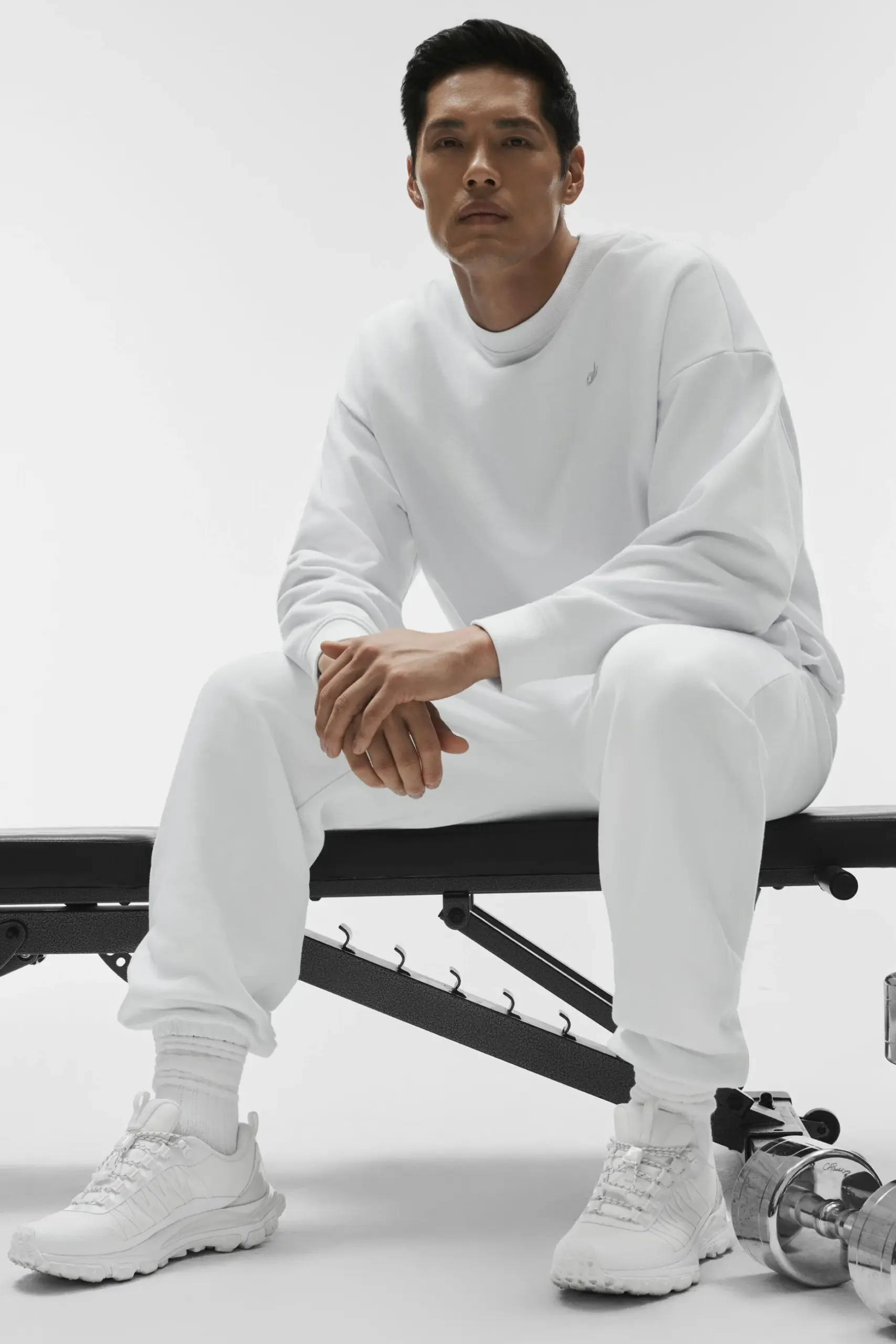 Accolade Crew Neck Pullover - White - Image 5