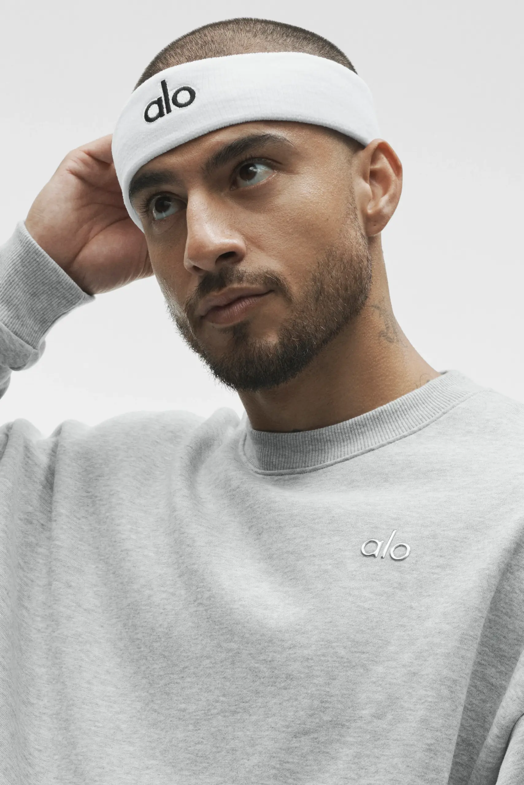 Accolade Crew Neck Pullover - Athletic Heather Grey - Image 3
