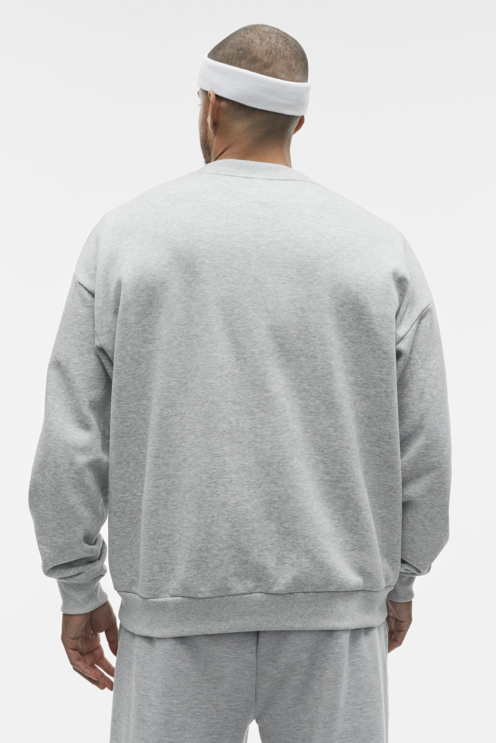 Accolade Crew Neck Pullover - Athletic Heather Grey - Image 2