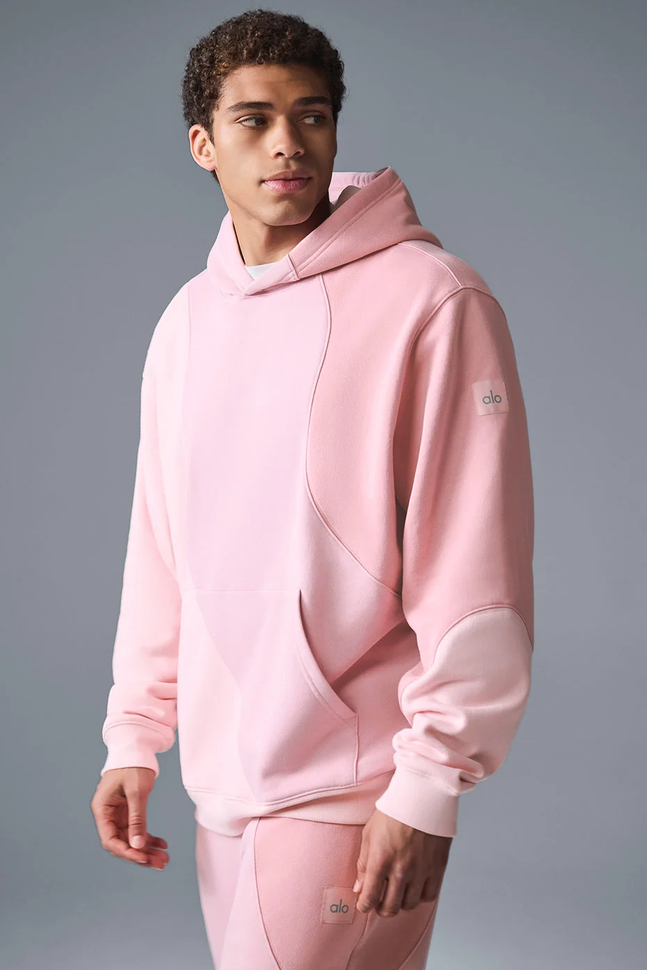 Make Waves Hoodie - Sunset Pink Tonal - Image 2