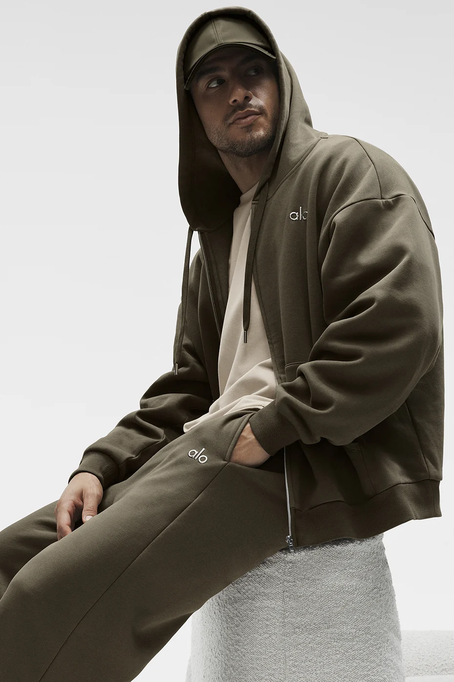 Accolade Full Zip Hoodie - Olive Tree - Image 4