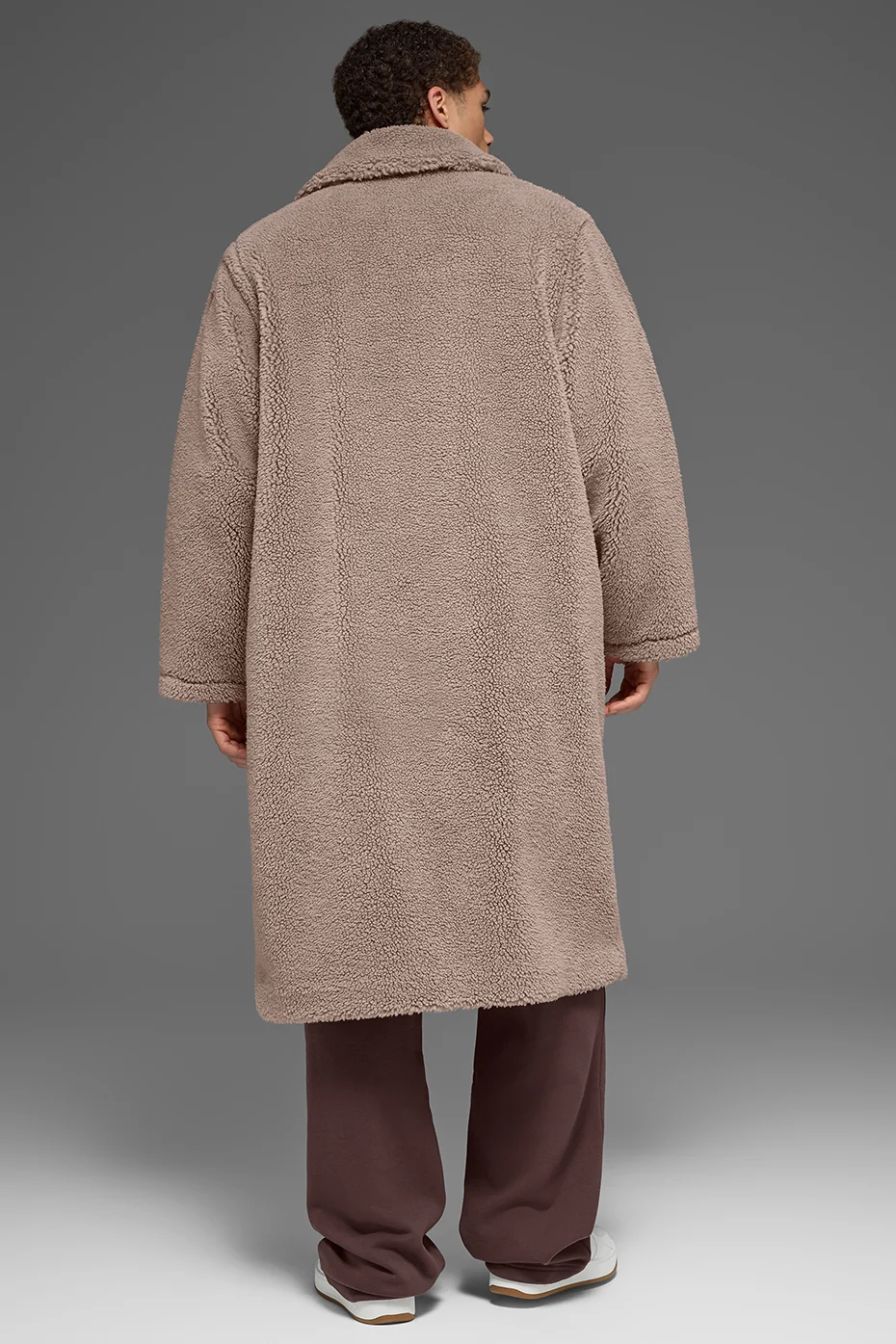 Oversized Sherpa Trench - Chai Latte - Image 3