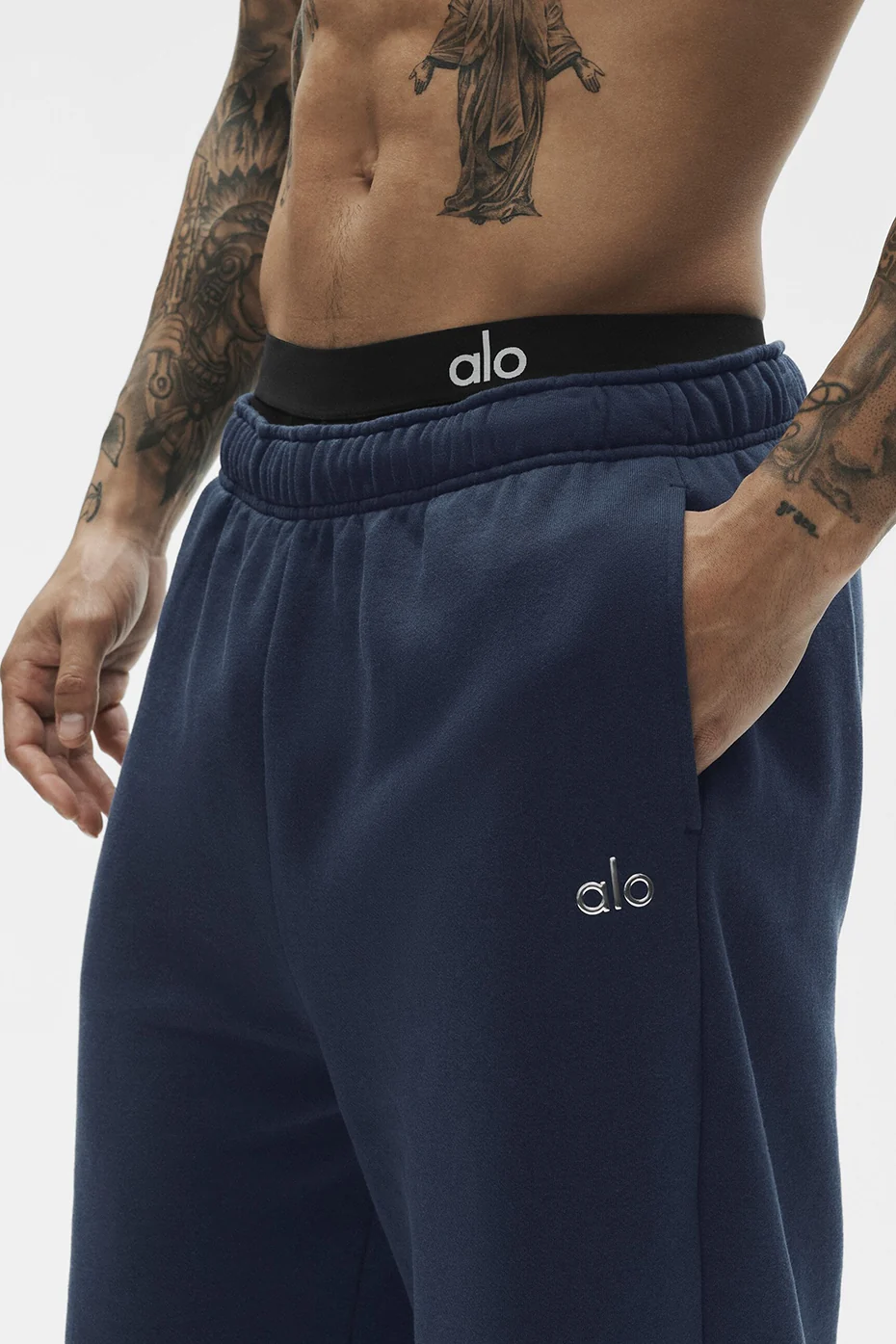 Accolade Straight Leg Sweatpant - Navy - Image 2