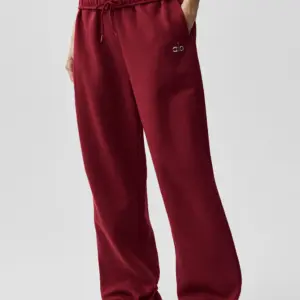 Accolade Straight Leg Sweatpant - Summer Romance Red