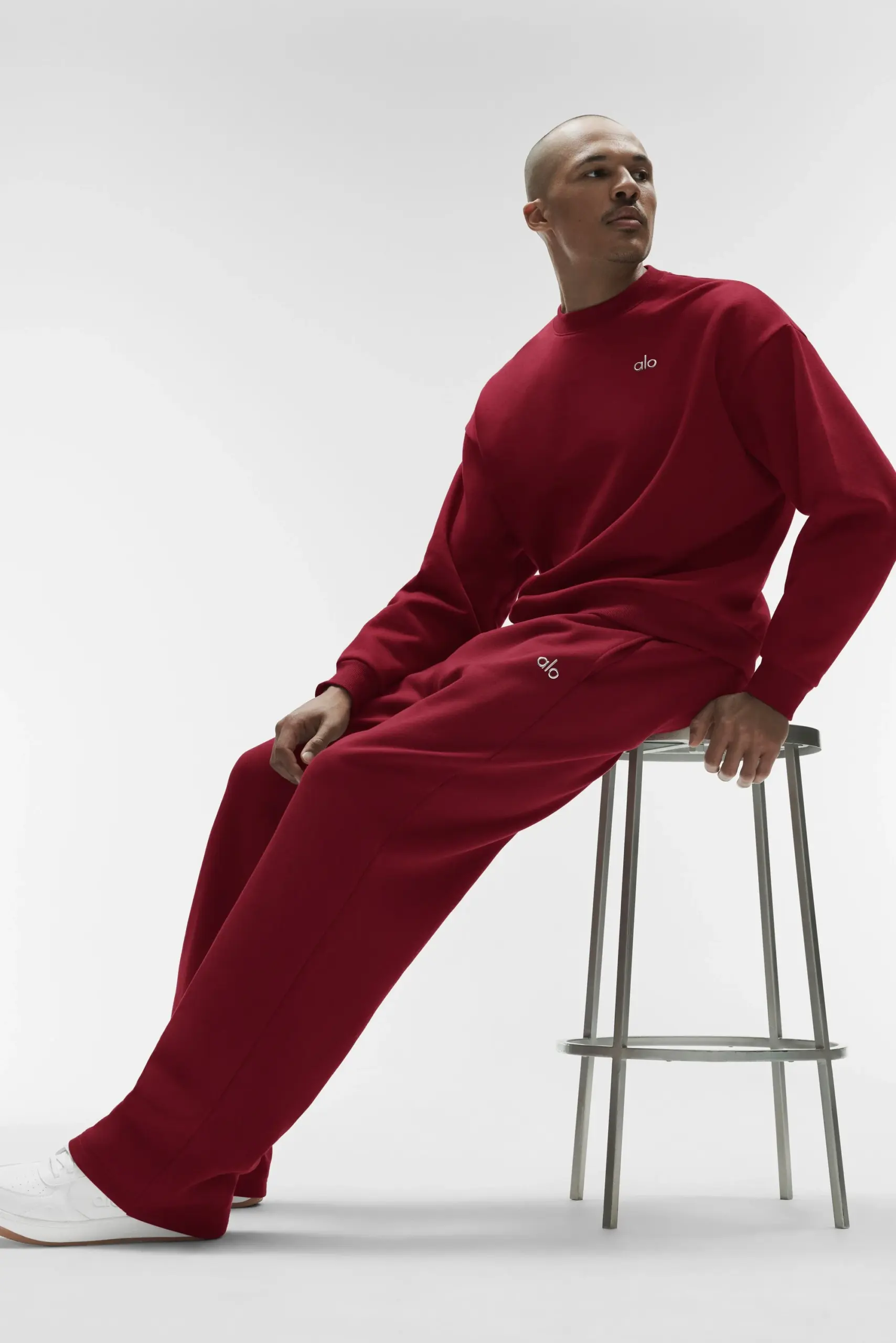 Accolade Straight Leg Sweatpant - Summer Romance Red - Image 4
