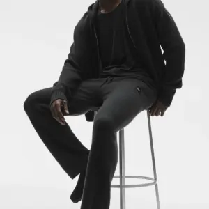 Wool Cashmere New Class Sweatpant - Black