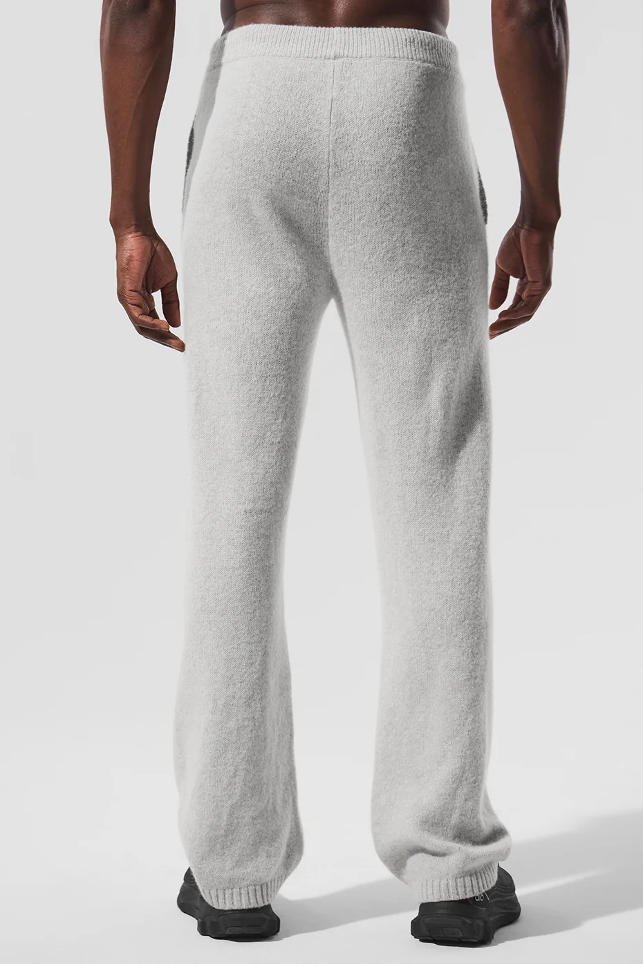 Wool Cashmere New Class Sweatpant - Pearl Grey Heather - Image 3