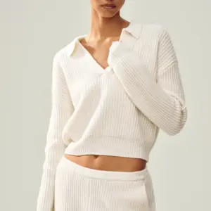 Cashmere Northstar Polo - Ivory