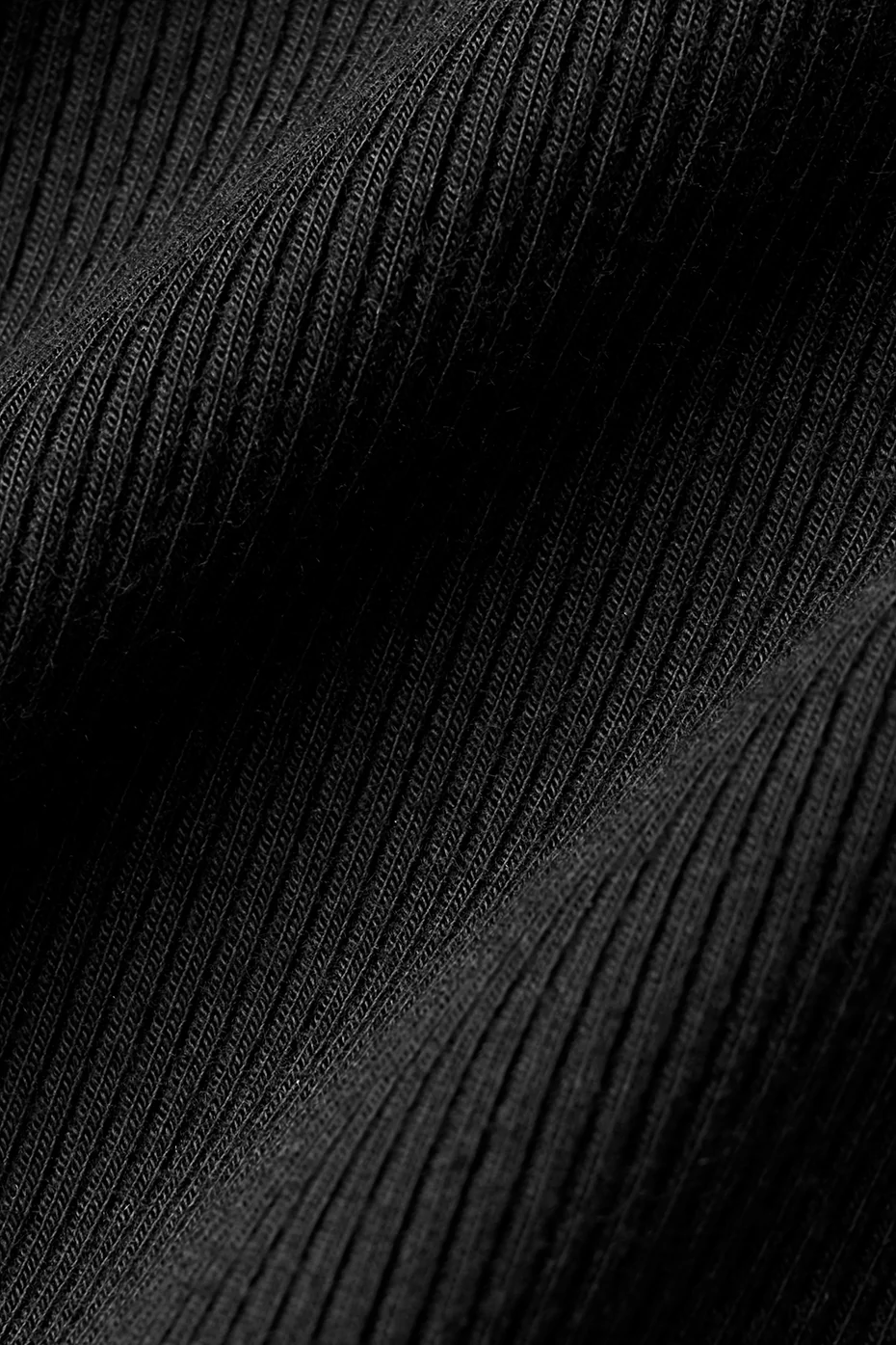 Ribbed Mesmerize Long Sleeve - Black - Image 6