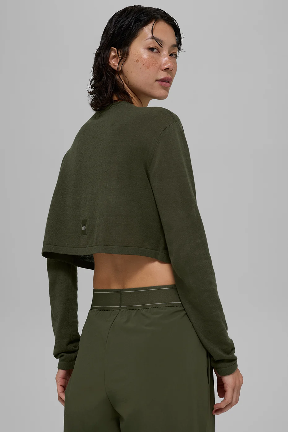 Supernatural Sweater Cardigan - Green Olive - Image 2