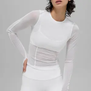 Mesh Winter Twilight Long Sleeve - White