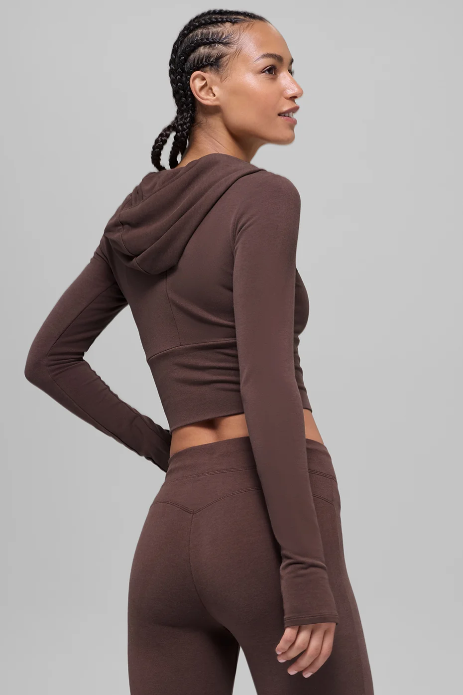 Sway Full Zip Hoodie - Brownstone - Image 3