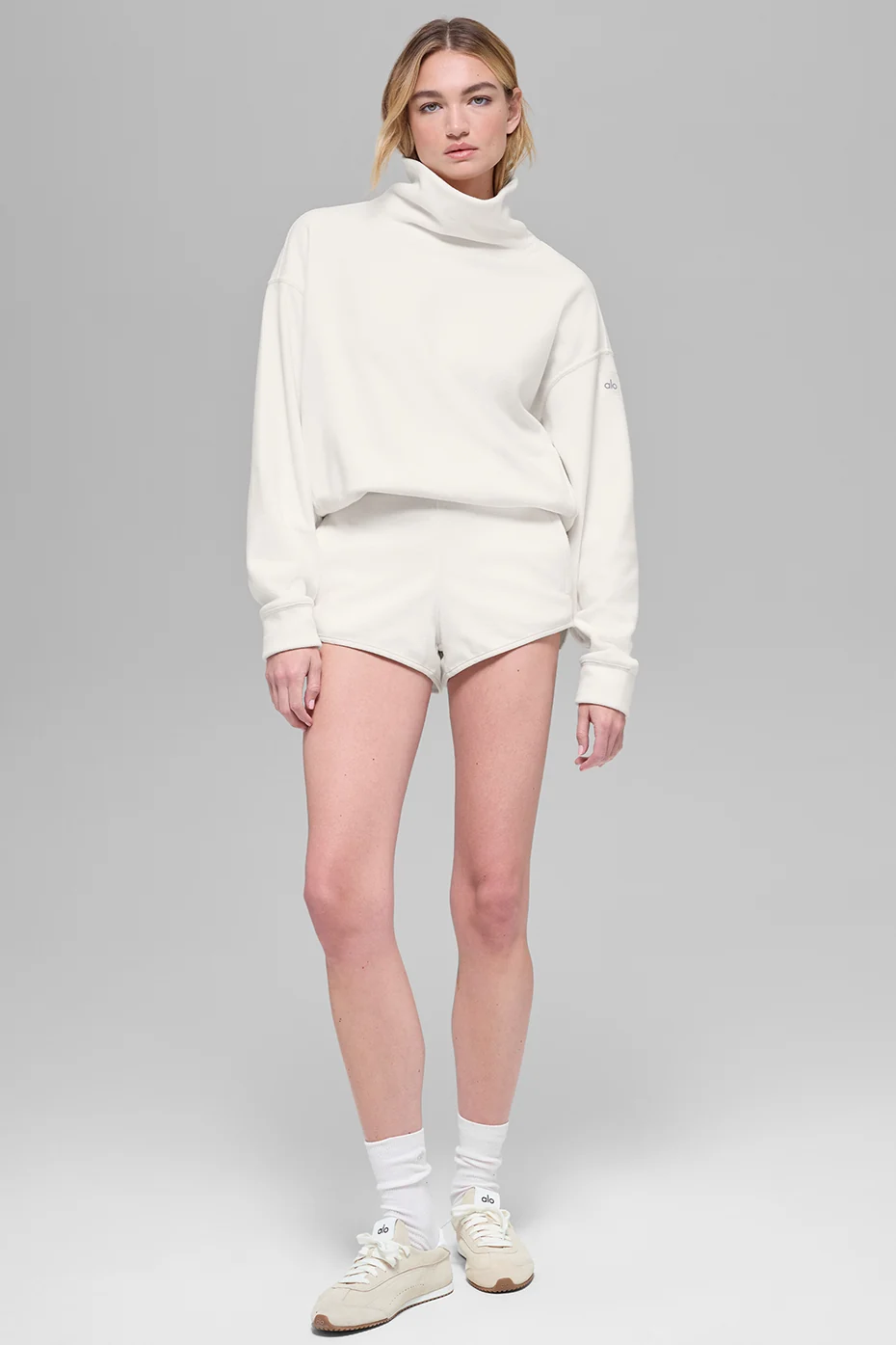 Polar Fleece Hazy Pullover - Ivory - Image 5