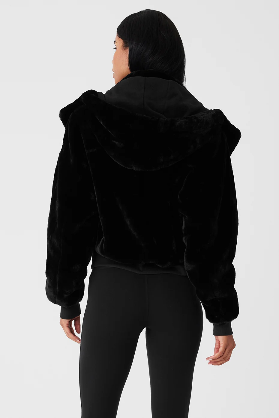 Faux Fur Foxy Jacket - Black - Image 2