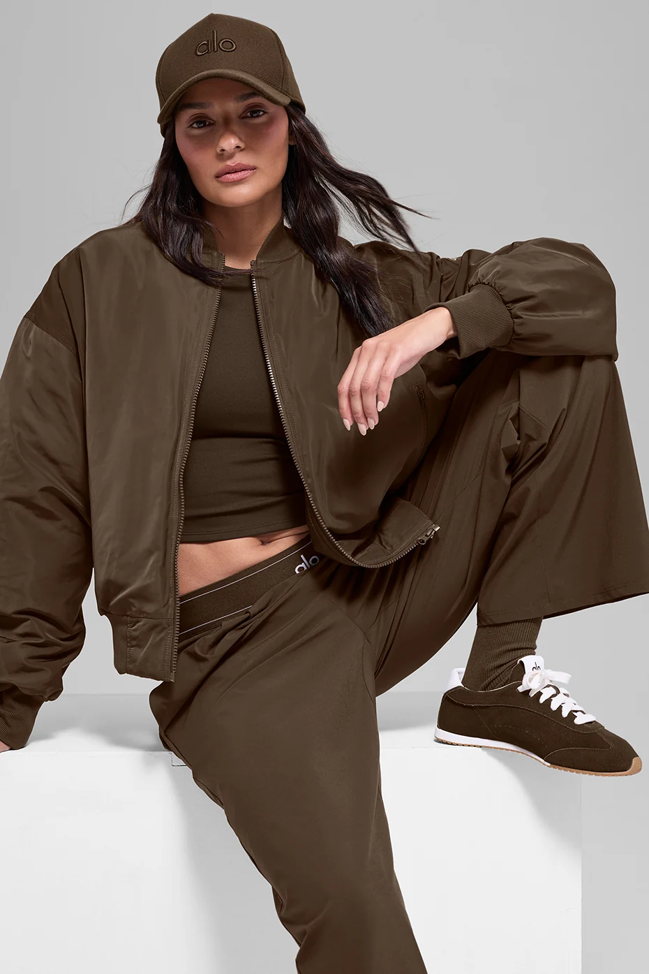 Faux Fur Urbanite Bomber - Espresso/Ivory - Image 5