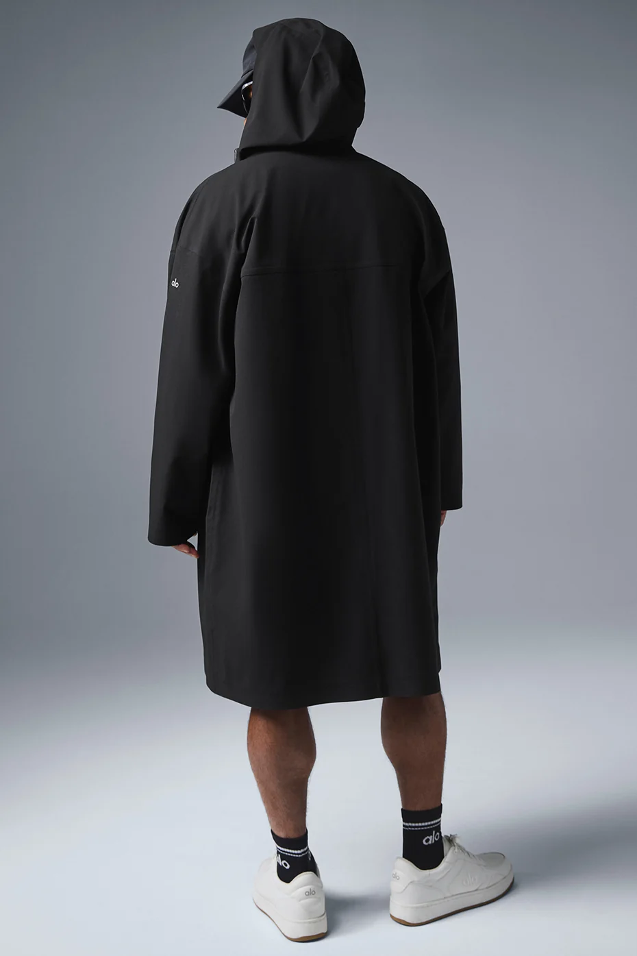 Rain Or Shine Long Coat - Black - Image 4