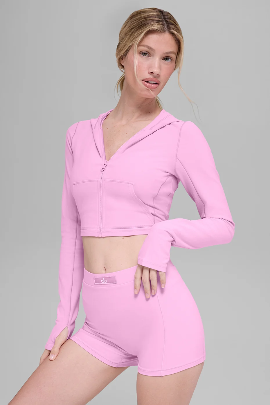 Alosoft Sincere Fitted Jacket - Candy Heart Pink - Image 3