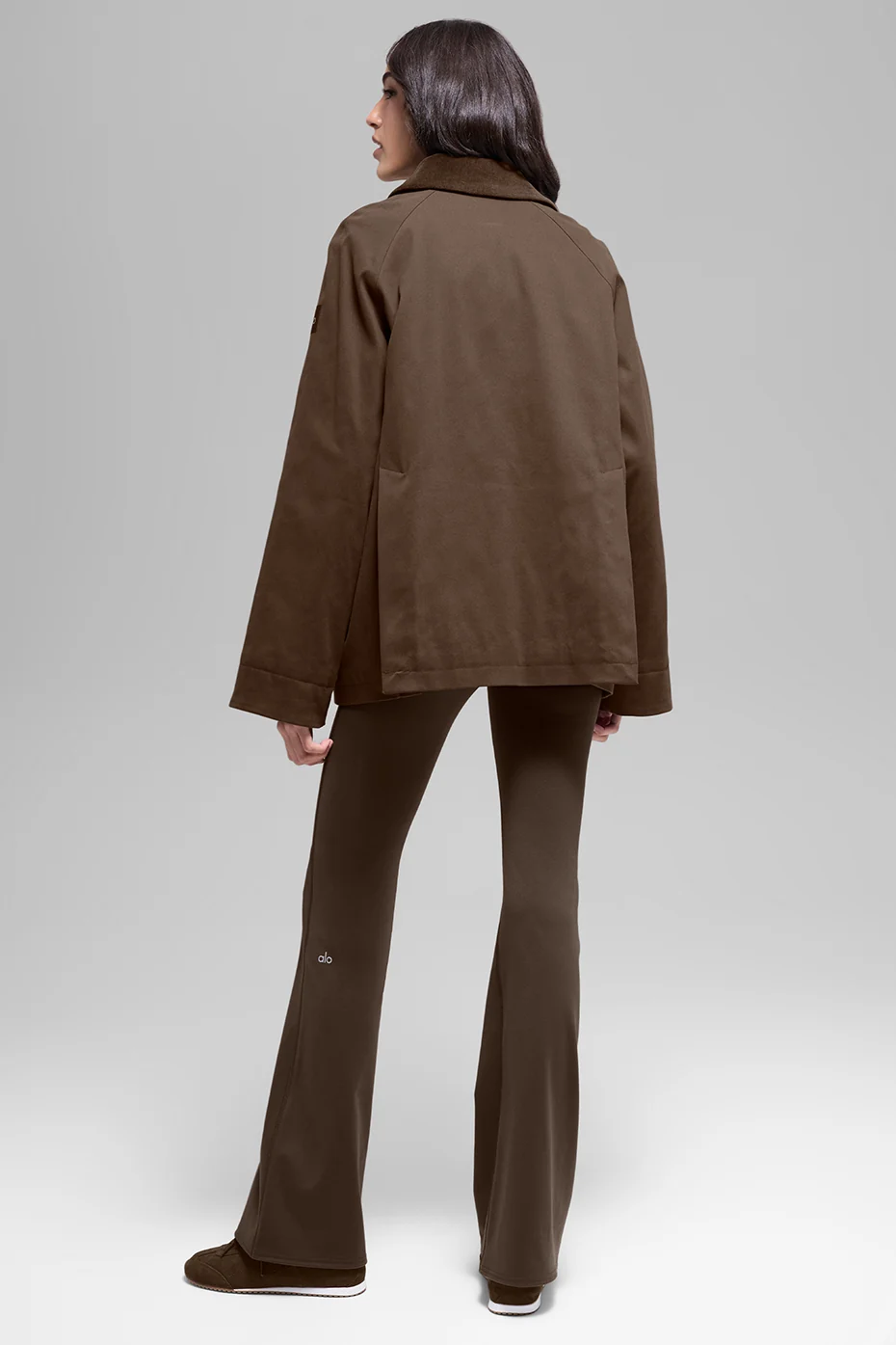 Twill Barn Jacket - Espresso - Image 5