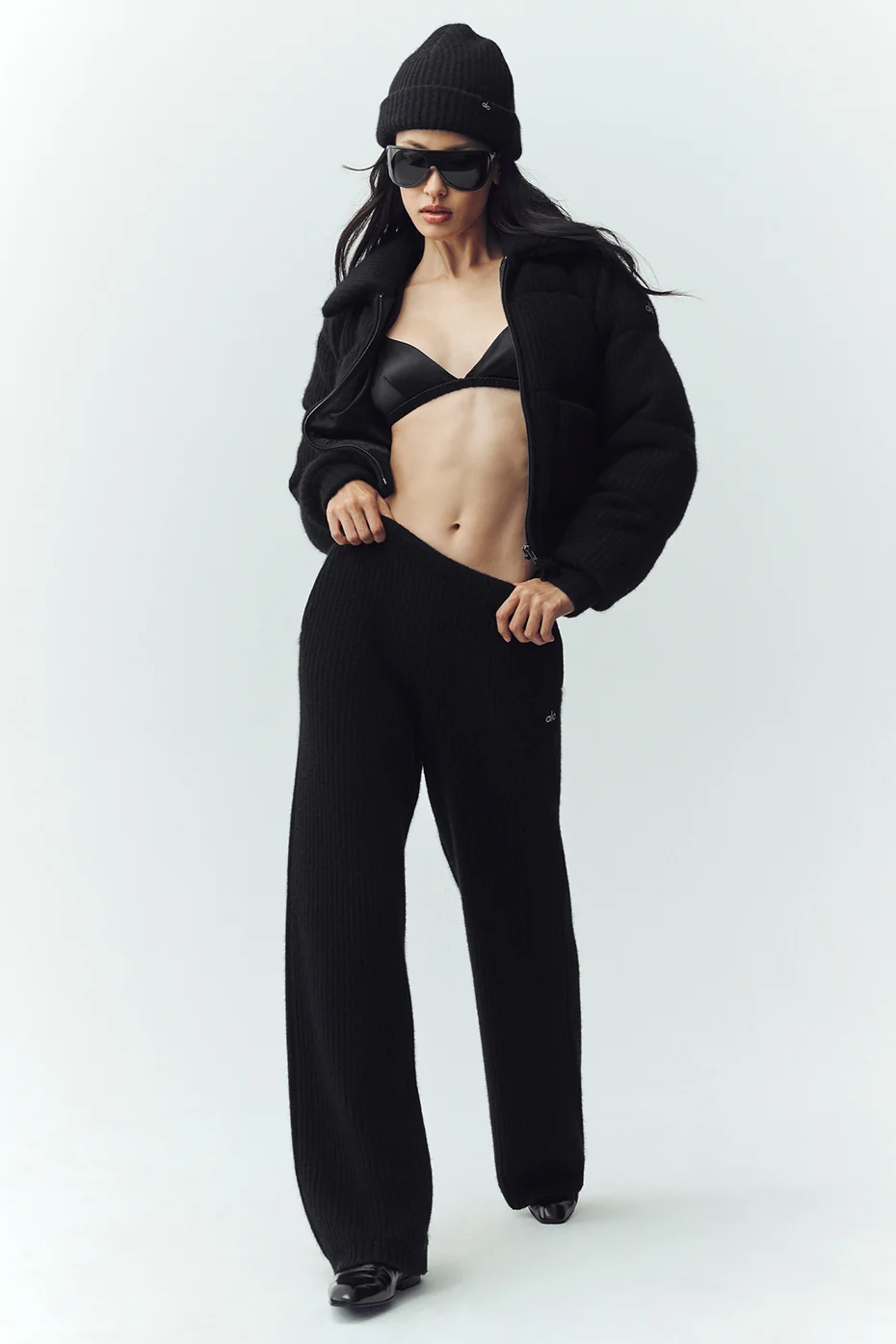 Cashmere Northstar Sweater Puffer - Black - Image 5