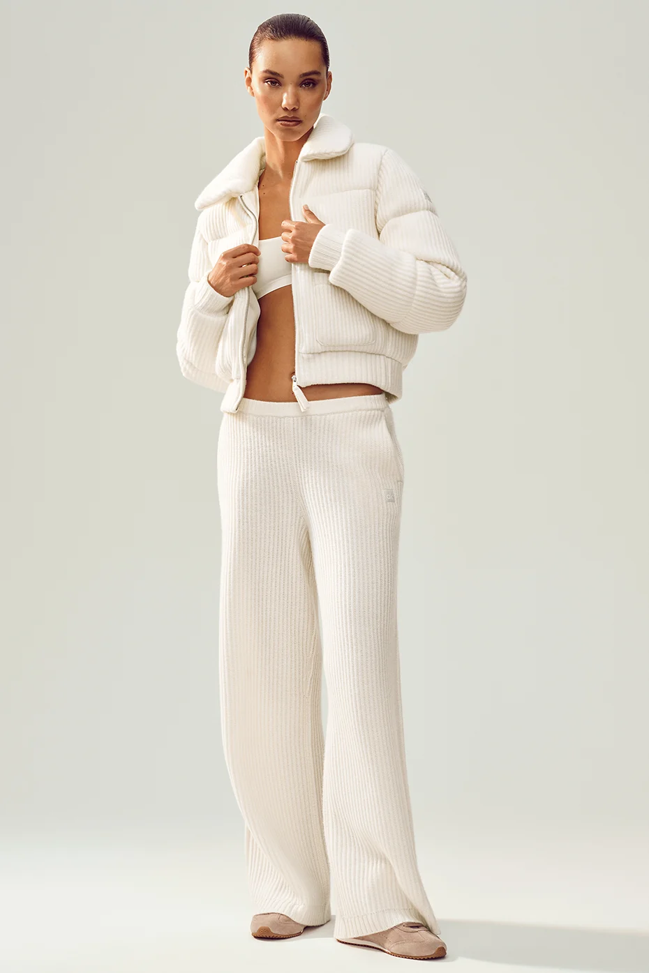Cashmere Northstar Sweater Puffer - Ivory - Image 5