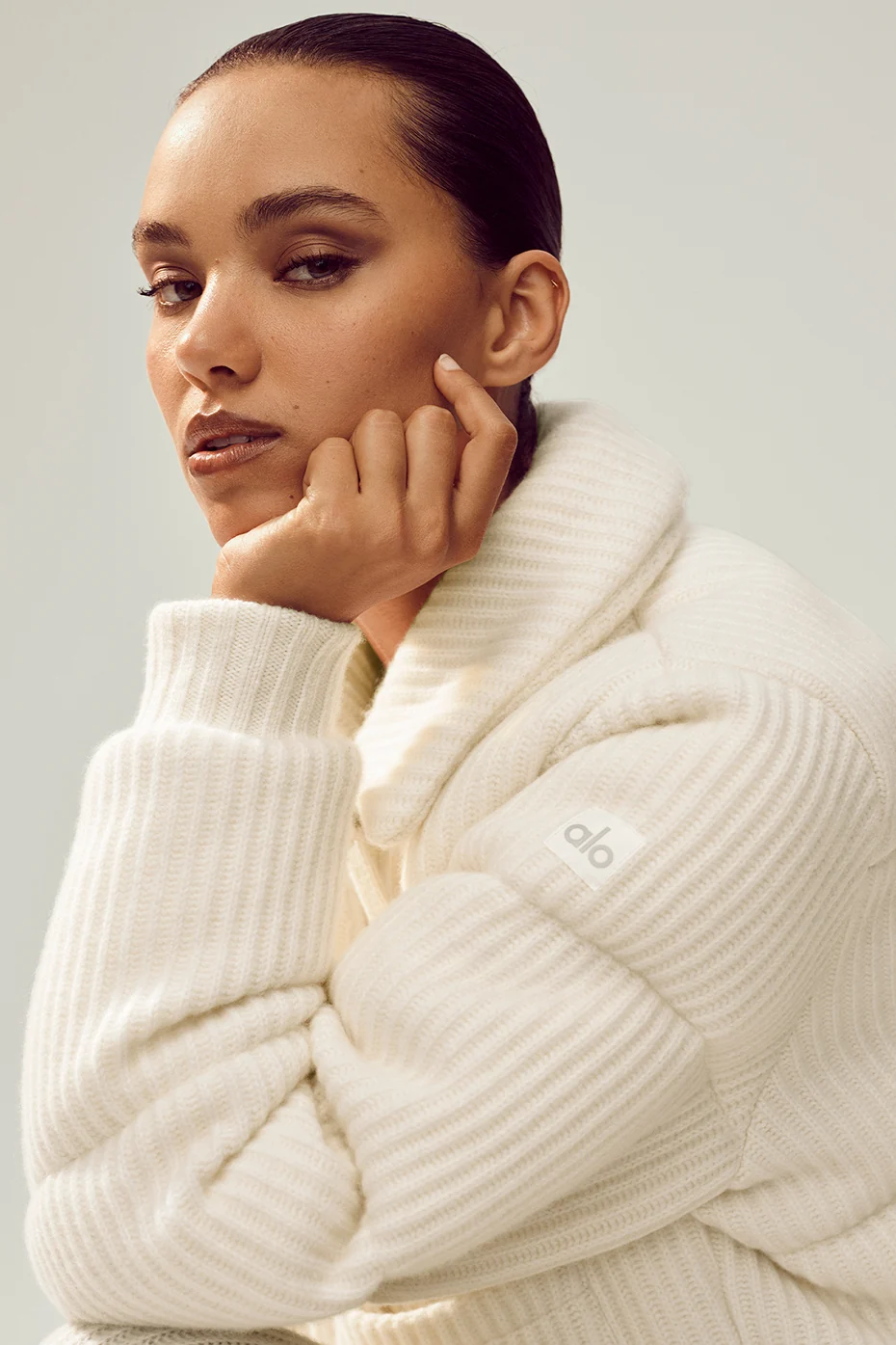 Cashmere Northstar Sweater Puffer - Ivory - Image 2