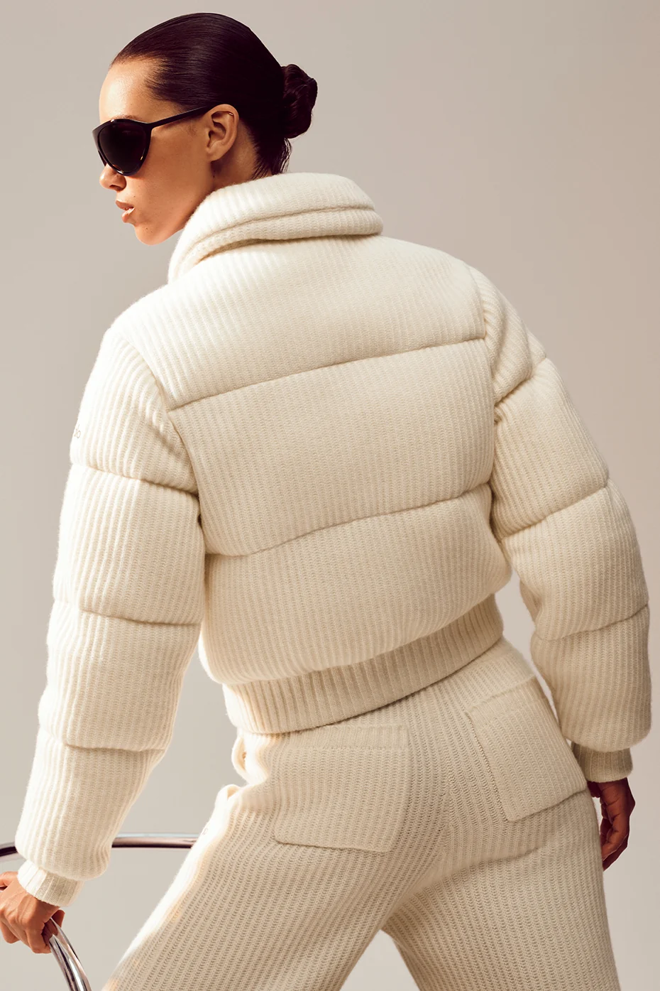 Cashmere Northstar Sweater Puffer - Ivory - Image 4