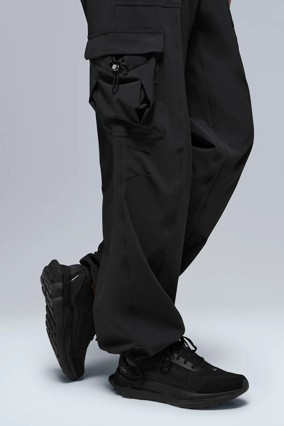 Low Rise Megastar Cargo Pant - Black - Image 4
