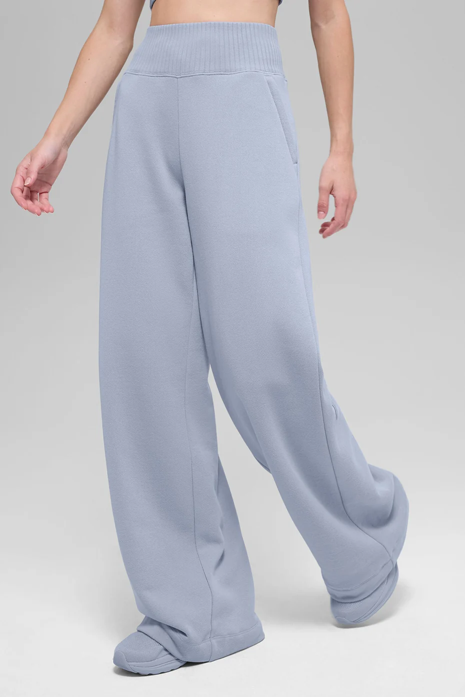 Serenity Wide Leg Sweatpant - Winter Frost - Image 3