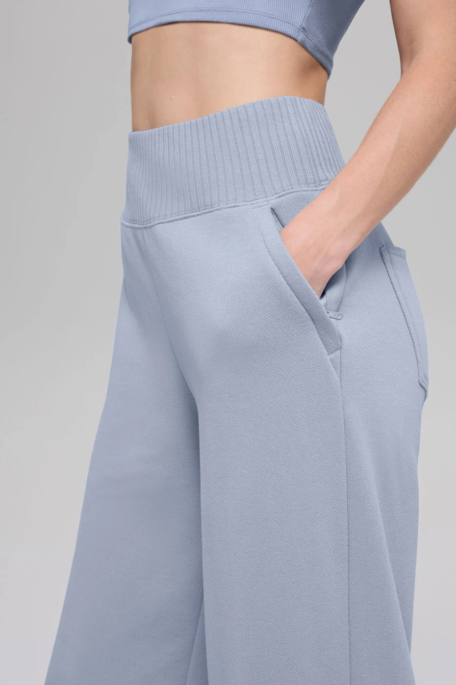 Serenity Wide Leg Sweatpant - Winter Frost - Image 5