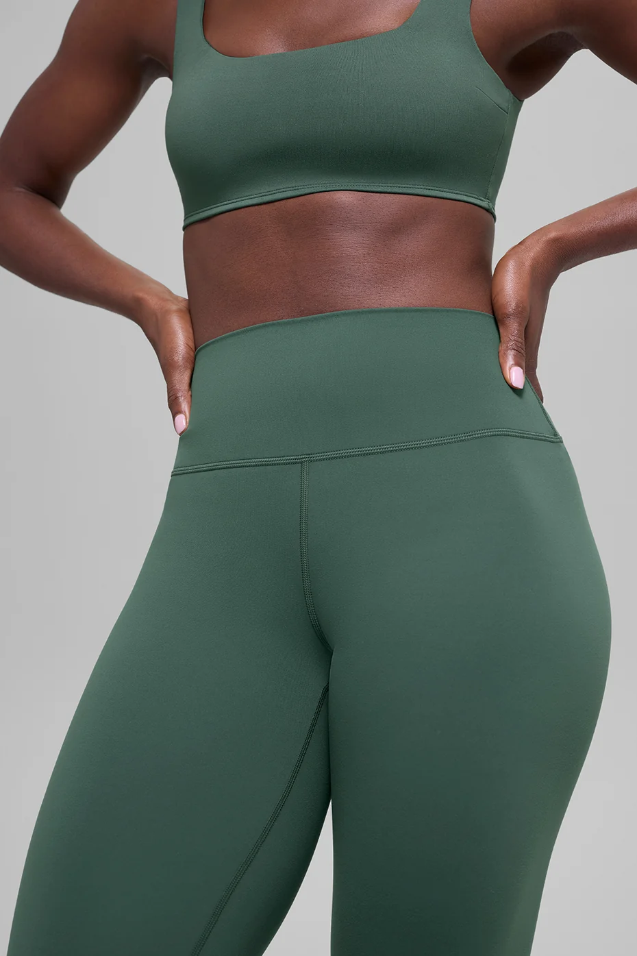 ALO Softsculpt High-Waist Legging - Clover Green - Image 3