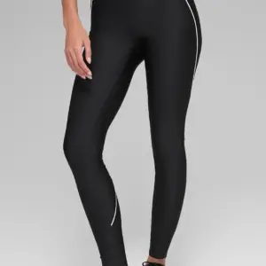 Airlift High-Waist Haven Legging - Black/White