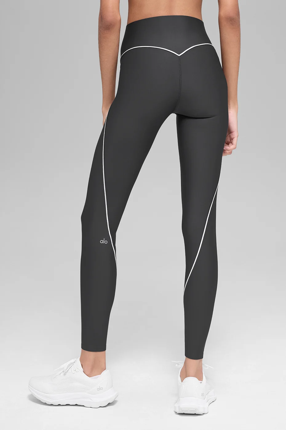 Airlift High-Waist Haven Legging - Anthracite/White - Image 4