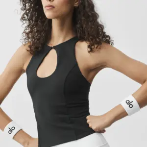 Airbrush Lock In Bra Tank - Black
