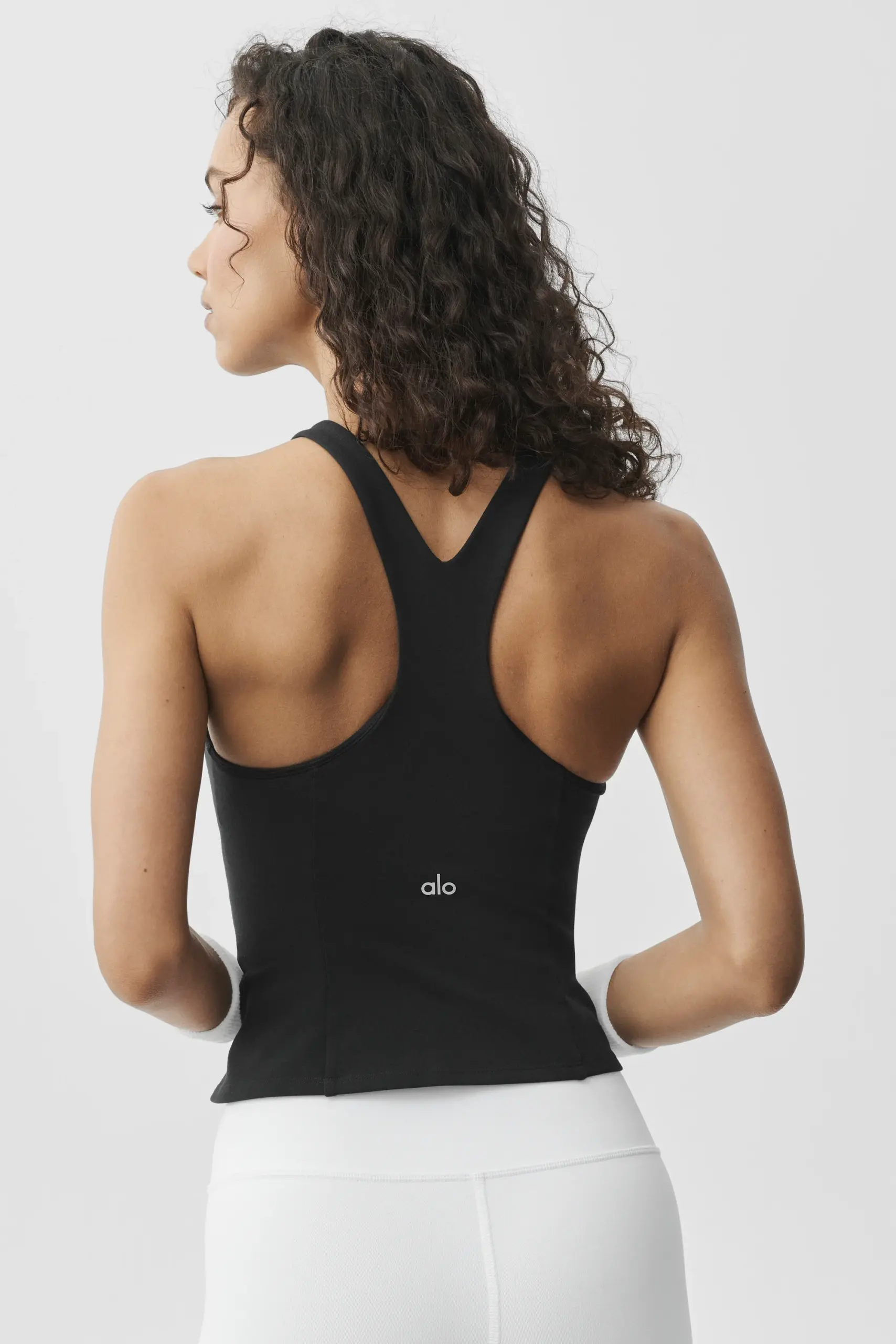 Airbrush Lock In Bra Tank - Black - Image 3